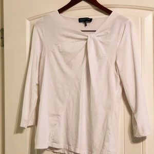 Jones New York white top: Large